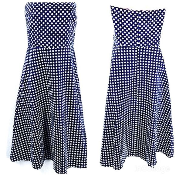 J. Crew Dresses & Skirts - J Crew Seersucker Polka Dot Midi Dress
